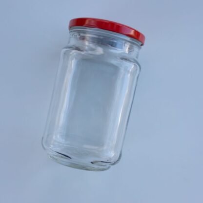 Bάζο 1kg τετράγωνο με καπάκι