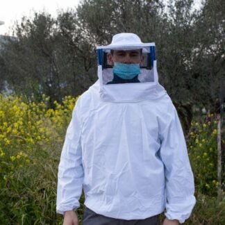 Μπουφάν βαμβακερό  με τετράγωνη σίτα